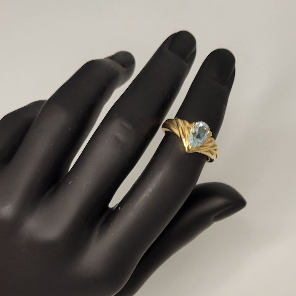 Size 7 Blue Topaz Ring